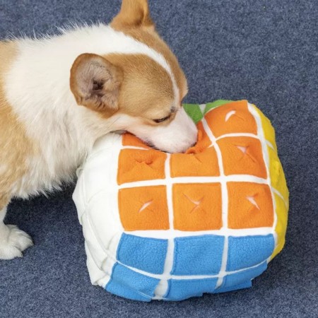 3x3 Plüschwürfel (Schnüffelspielzeug für Hunde) - 1