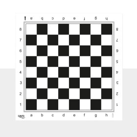 Professionelles Schachbrett aus Kunststoff 45 × 45 cm Cayro - 1