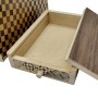 Yosegi Japanische Puzzlebox 5 Sun 10 Schritte mit Schublade - Oka Craft