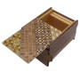 Yosegi Japanische Puzzlebox 3 Sun 12 Schritte - Oka Craft