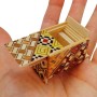 Yosegi Japanische Puzzlebox 1 Sun Mame 18 Schritte Oka Craft - 2
