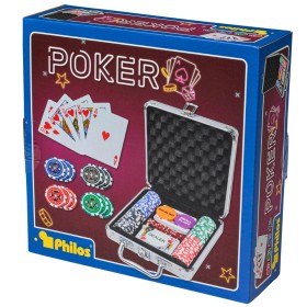 Philos Poker-Set im Koffer mit 100 Chips Philos - 1