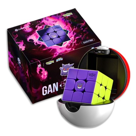 GAN V100 3x3 - Pokémon Gengar (Magnetic, Maglev, Ball Core, UV) Gan Cube - 1