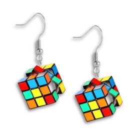 3x3 Zauberwürfel Ohrringe - 1