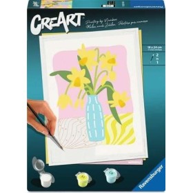 Malen-nach-Zahlen-Set Ravensburger CreArt Trend D – Vase mit gelben Blumen Ravensburger - 1