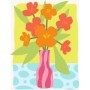 Malen-nach-Zahlen-Set Ravensburger CreArt Trend D – Vase mit orangefarbenen und roten Blumen Ravensburger - 2