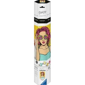 Malen-nach-Zahlen-Set Ravensburger CreArt Series Premium Canvas: WOW Frau Pop Art Ravensburger - 1