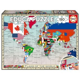 Educa Flaggen der Welt Puzzle mit 150 Teilen Puzzles Educa - 1