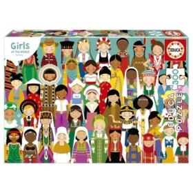 Educa Mädchen der Welt Puzzle mit 300 Teilen Puzzles Educa - 1