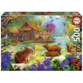 Educa Puzzle Capybara-Dorf mit 500 Teilen Puzzles Educa - 1
