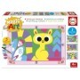 Malen-nach-Zahlen-Set Educa Magic Art Dschungeltiere (4+) Puzzles Educa - 1