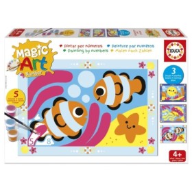 Malen-nach-Zahlen-Set Educa Magic Art Unter dem Meer (4+) Puzzles Educa - 1