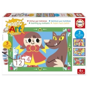 Malen-nach-Zahlen-Set Educa Magic Art Klassische Märchen (4+) Puzzles Educa - 1