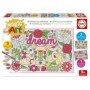 Malen-nach-Zahlen-Set Educa Magic Art Blumen (9+) Puzzles Educa - 1