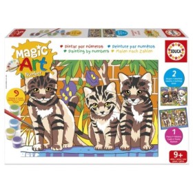 Malen-nach-Zahlen-Set Educa Magic Art Katzen und Hunde (9+) Puzzles Educa - 1