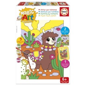 Malen-nach-Zahlen-Set Educa Magic Art Lama und Koala (6+) Puzzles Educa - 1