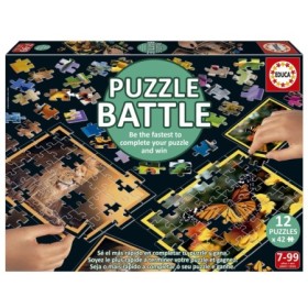 Puzzle Battle Educa Natura - 12 Puzzles mit 42 Teilen Puzzles Educa - 1