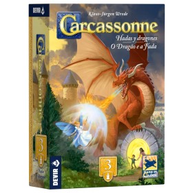 Carcassonne 3. Erweiterung: Drache und Fee - Devir Devir - 1