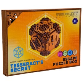 Das Geheimnis des Tesserakts - 3D-Holz-Geheimbox Escape Room Wooden City Wooden City - 1