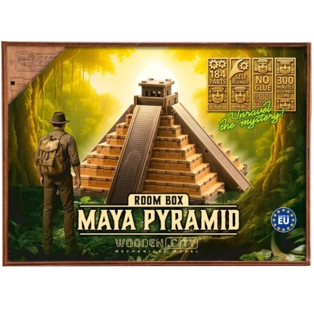 Maya-Pyramide - 3D-Holz-Escape-Room Geheimbox Wooden City Wooden City - 1