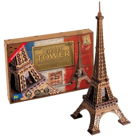 Eiffelturm - 3D-Holz-Knobelbox Escape Room Wooden City Wooden City - 1