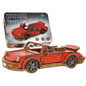 Sportwagen Limited Edition - Mechanisches 3D-Holzmodell Wooden City Wooden City - 1