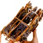 Magische Uhr Limited Edition - Mechanische 3D-Holzuhr Wooden City Wooden City - 4