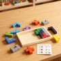 Holzklötze-Puzzle - Pädagogisches Logikspiel - 2