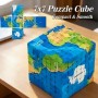 Ziina Star World Map 7x7 - 4