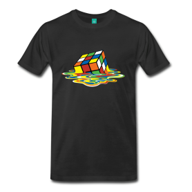 Geschmolzenes 3x3-Würfel-T-Shirt Kubekings - 1