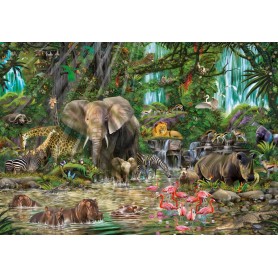 Educa Afrikanischer Dschungel Puzzle 2000 Teile - Educa Puzzles