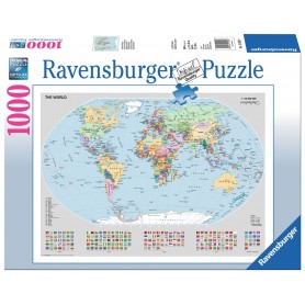 Ravensburger Puzzle Politische Weltkarte 1000 Teile Ravensburger - 1