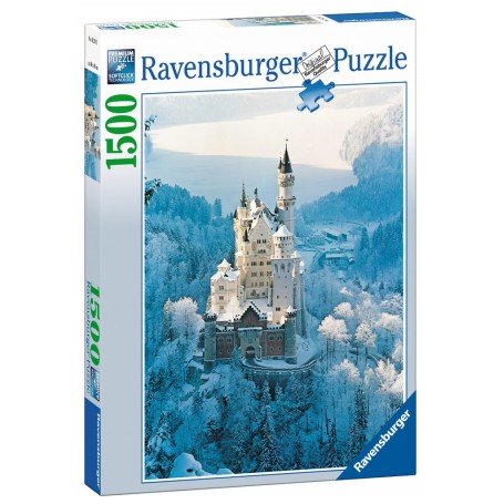 Puzzle Ravensburger Neuschwanstein im Winter von 1500 Teile - Ravensburger