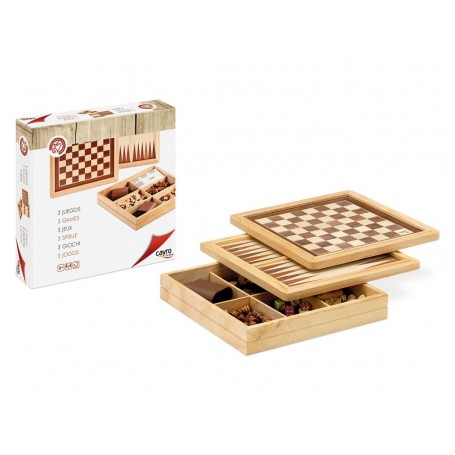 Schach, Checker und Backgammon - Cayro