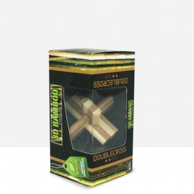 Doublecross 3D Bambus Puzzle - 3D Bamboo Puzzles