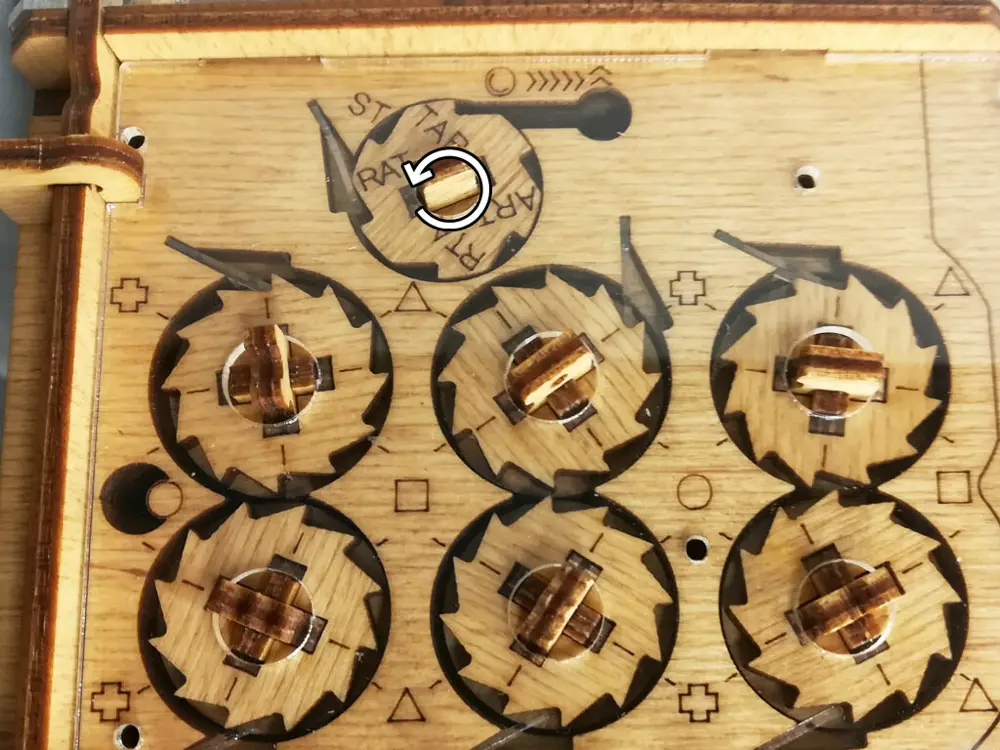 Cambridge Labyrinth – Zurücksetzen – Cluebox zurücksetzen