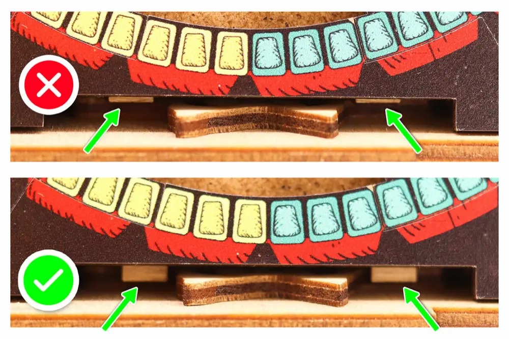CLUEPUZZLE: Die Sonnenpyramide – Zurücksetzen – Pyramide in den Ausgangszustand bringen